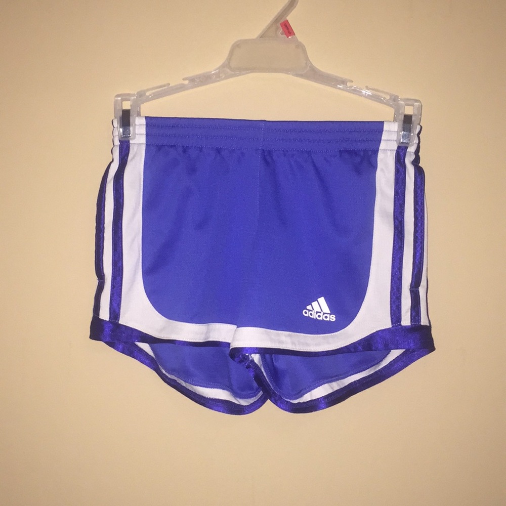 Blue Adidas shorts